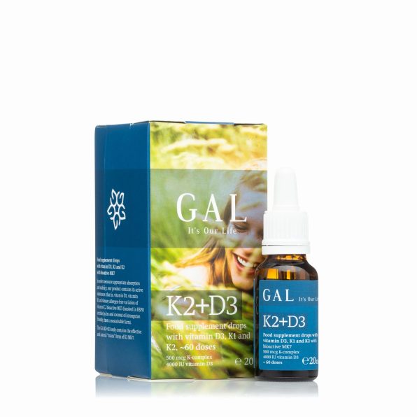 GAL K2+D3 Vitamin Drops (60 doses)