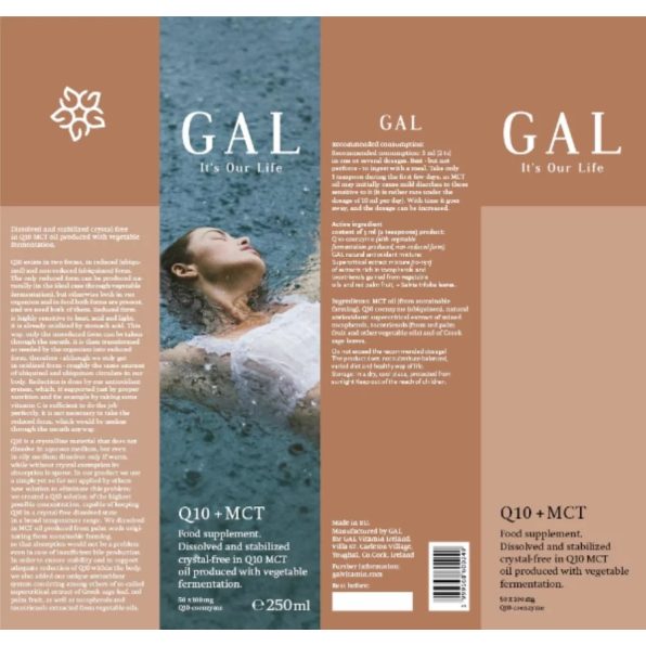 GAL Q10+MCT oil (50 doses)